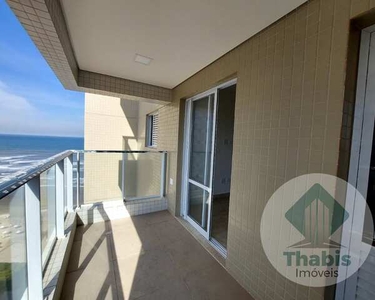 Apartamento de 1 dormitório 52m² frente mar com varanda gourmet