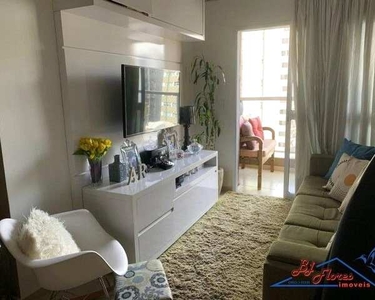 Apartamento parcialmente mobiliado no bairro Vila Guiomar em Santo André