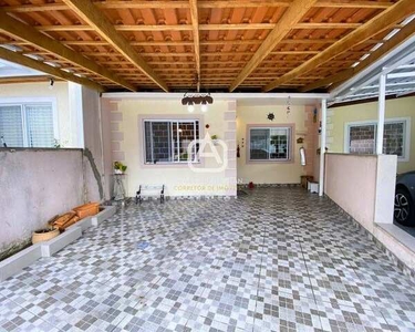 Casa 100m² com 2 quartos, área gourmet semimobiliada em condomínio no Bom Jesus em SJPinha