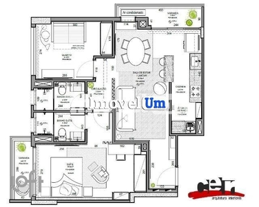 Apartamento à venda em Barra da Tijuca com 80 m², 2 quartos, 1 suíte, 1 vaga