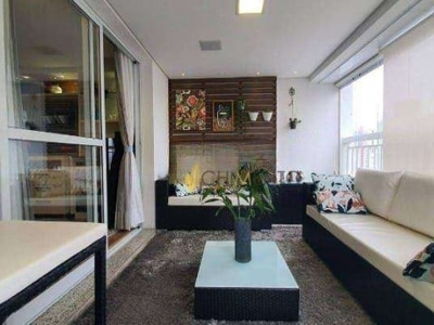 Apartamento com 3 dormitórios à venda, 175 m² por r$ 1.638.000,00 - jardim - santo andré/sp