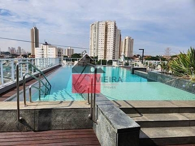 Apartamento em Vila Dom Pedro I, São Paulo/SP de 41m² 1 quartos para locação R$ 2.500,00/mes