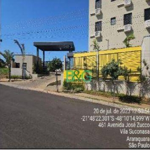 Apartamento em Vila Melhado, Araraquara/SP de 50m² 2 quartos à venda por R$ 142.000,00
