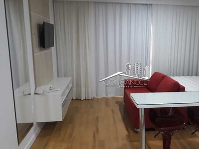 Apartamento mobiliado de 42 m² para locação no Alto da Glória em Curitiba/PR
