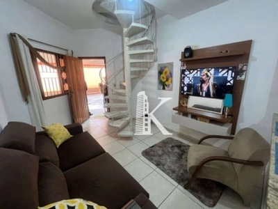 Casa com 2 dormitórios à venda, 68 m² por r$ 235.000,00 - aviação - praia grande/sp