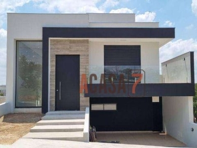 Casa com 3 dormitórios à venda, 204 m² - condomínio campos do conde - sorocaba/sp