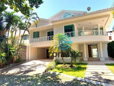 Casa com 6 dormitórios, 510 m² - venda e aluguel - itacoatiara - niterói/rj