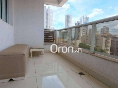 Flat com 1 dormitório à venda, 42 m² por r$ 399.000,00 - setor bueno - goiânia/go