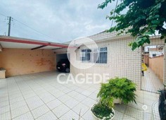 Casa com 3 dormitórios à venda, 105 m² por r$ 500.000,00 - radio clube - santos/sp