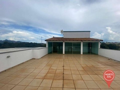 Cobertura com 3 dormitórios para alugar, 90 m² por r$ 2.800,00/mês - regina célia - brumadinho/mg