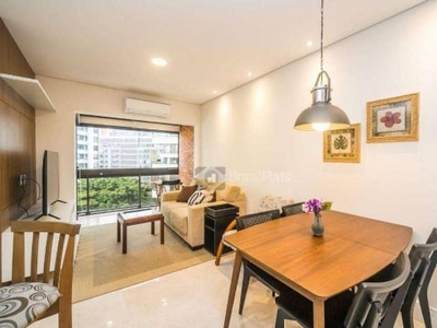 Flat com 1 dormitório para alugar, 42 m² por R$ 4.500,00/mês - Vila Nova Conceição - São Paulo/SP