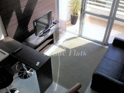 Flat disponível para locação no dalí nyc berrini residence com 40 m², 1 dormitório e 1 vaga de garagem