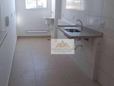Apartamento com 2 dormitórios, 56 m² - venda por R$ 210.000,00 ou aluguel por R$ 1.881,20/mês - Ipiranga - Ribeirão Preto/SP