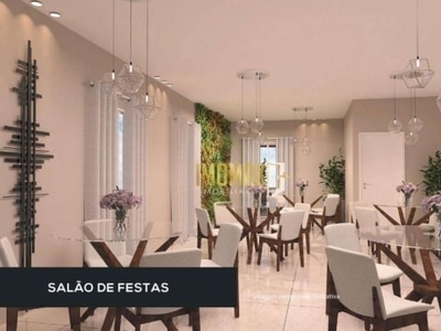 Apartamento com 2 dormitórios à venda, 52 m² por R$ 343.616,00 - Caiçara - Praia Grande/SP