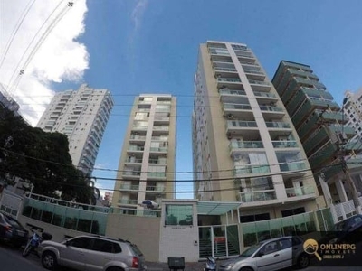 Apartamento com 2 dormitórios à venda, 72 m² por R$ 460.000,00 - Canto do Forte - Praia Grande/SP