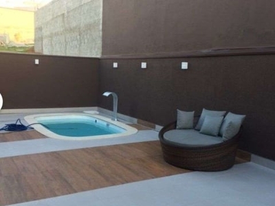 Casa alto padrão com piscina, com 3 dormitórios, 150 m² - venda por r$ 1.010.000 ou aluguel por r$ 6.929/mês - condomínio terras do vale - caçapava/sp