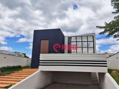 Casa com 3 dormitórios para alugar, 320 m² por r$ 15.990,00/mês - alphaville nova esplanada 4 - votorantim/sp