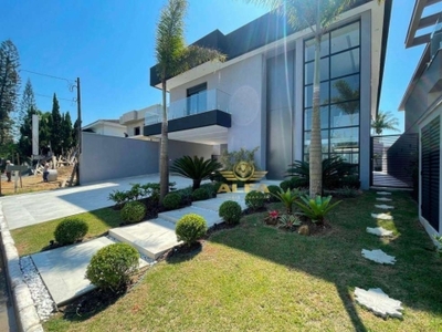 Casa novíssima de alto padrão com 6 suítes e área de lazer com piscina e churrasqueira - Jardim Acapulco, Guarujá.