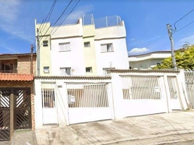 Cobertura com 2 dormitórios à venda, 125 m²- Campestre - Santo André/SP