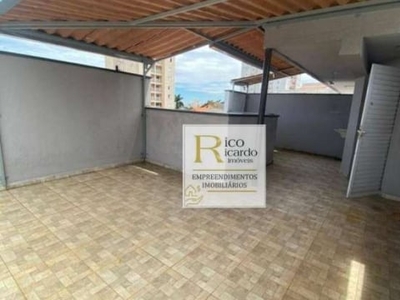 Cobertura Mobiliada com 2 dormitórios à venda, 76 m² por R$ 330.000 - Vila Príncipe de Gales - Santo André/SP