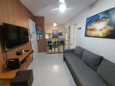 Flat com 1 dormitório à venda, 40 m² por R$ 330.000,00 - Boqueirão - Praia Grande/SP