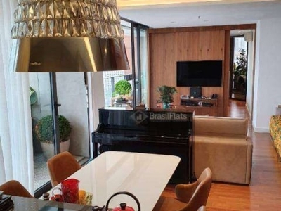 Flat com 1 dormitório para alugar, 107 m² por R$ 22.000,00/mês - Vila Olímpia - São Paulo/SP