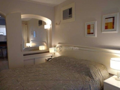 Flat com 1 dormitório para alugar, 42 m² por R$ 3.100,00/mês - Jardins - São Paulo/SP