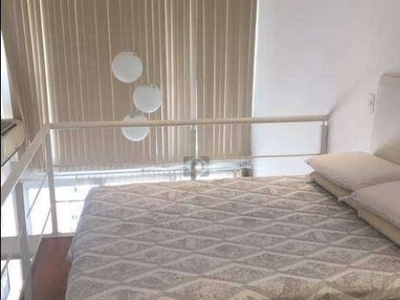 Flat com 1 dormitório para alugar, 45 m² por R$ 2.500/mês - Brooklin - São Paulo/SP