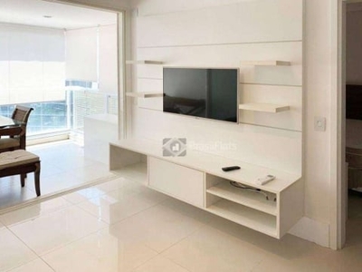 Flat com 1 dormitório para alugar, 60 m² por R$ 6.200,00/mês - Itaim Bibi - São Paulo/SP