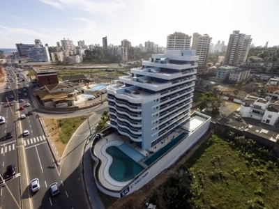 Lindo quarto e sala 63 m2 vista mar frontal, pé na areia