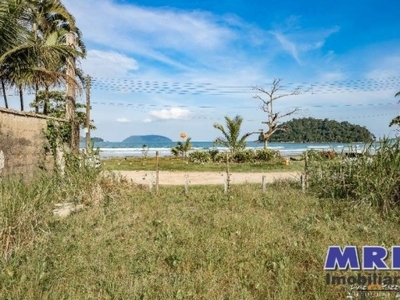 TE 00208- Lote frente mar, pronto para construir. Praia da lagoinha em Ubatuba.