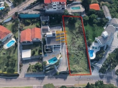 Terreno em condomínio fechado à venda na Rua das Azaléias, 1, Bosque das Mansões, São José por R$ 1.400.000