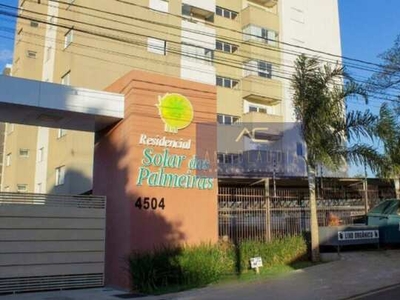 Apartamento à venda no Solar das Palmeiras I em Umuarama. Andar alto, 3 quartos (1 suíte