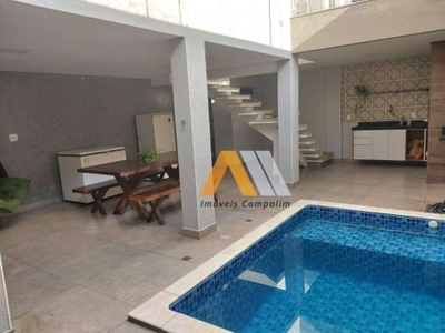 Casa com 3 dormitórios, 150 m² - venda por r$ 880.000,00 ou aluguel por r$ 4.880,00/mês - condominio golden park sigma - sorocaba/sp