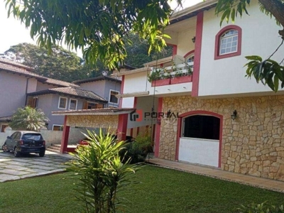 Casa com 4 dormitórios à venda, 375 m² por r$ 1.500.000,00 - granja viana - jandira/sp