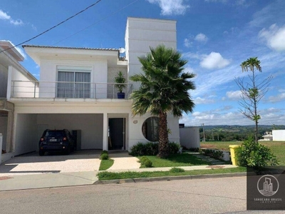 Casa com 4 dormitórios para alugar, 417 m² por r$ 10.200,00/mês - condomínio chácara ondina - sorocaba/sp