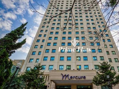 Flat disponível para locação no Mercure São Paulo Pinheiros Hotel, com 28m², 1 dormitório