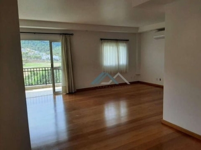 Apartamento com 3 suítes para alugar, 139 m² por r$ 9.905/mês - edifício parque tamboré - santana de parnaíba/sp