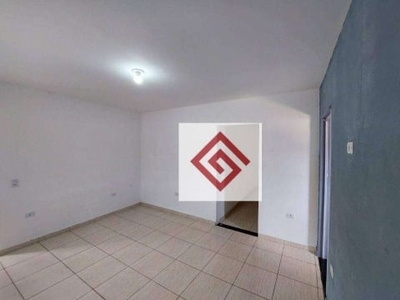 Casa com 1 dormitório para alugar, 65 m² por r$ 1.740,00/mês - jardim santo alberto - santo andré/sp