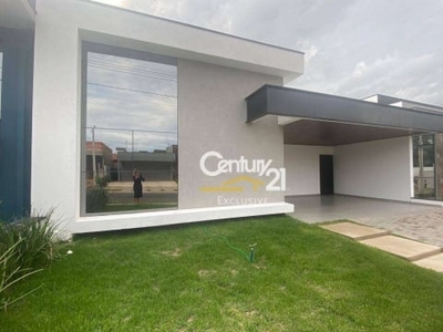 Casa com 3 dormitórios, 188 m² - venda por r$ 1.250.000,00 ou aluguel por r$ 7.704,01/mês - condomínio laguna residencial - indaiatuba/sp