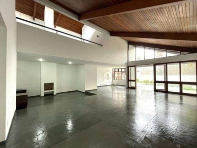 Casa com 3 dormitórios para alugar, 460 m² por r$ 12.000/mês - alphaville - santana de parnaíba/sp