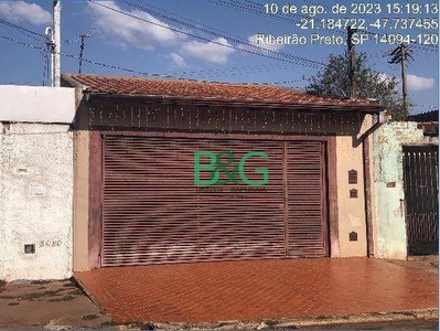 Casa em Conjunto Habitacional Jardim das Palmeiras, Ribeirão Preto/SP de 135m² 3 quartos à venda por R$ 135.008,00