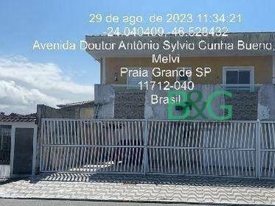 Casa em Jardim Melvi, Praia Grande/SP de 41m² 1 quartos à venda por R$ 99.200,00