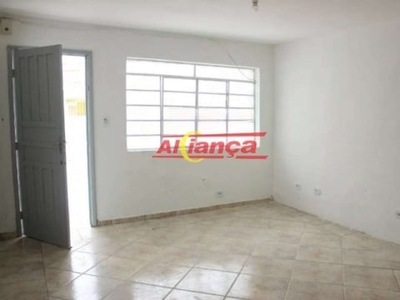 Sobrado para alugar com 149m², 02 quartos, gopouva - guarulhos/sp por r$ 2.340,00