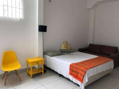 Studio com 1 dormitório para alugar, 50 m² por r$ 2.200,00/mês - mirandópolis - são paulo/sp