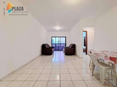 Apartamento 2 dormitórios para alugar, 90 m² por r$ 3.000/mês - vila guilhermina - praia grande/sp