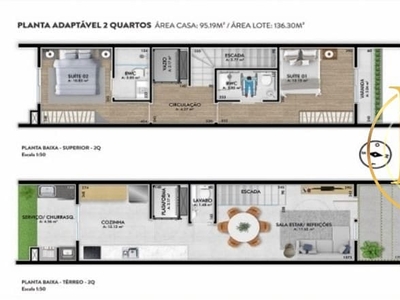 Casa em Bom Retiro, Joinville/SC de 117m² 3 quartos à venda por R$ 449.000,00