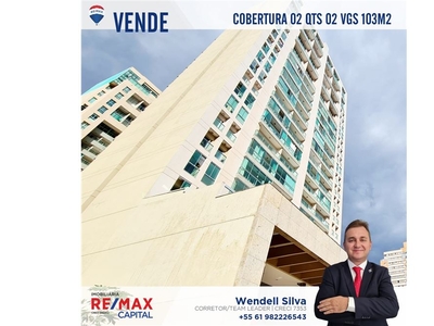Penthouse em Norte (Águas Claras), Brasília/DF de 103m² 2 quartos à venda por R$ 679.000,00