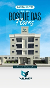 Apartamento em Areias, Tijucas/SC de 76m² 3 quartos à venda por R$ 349.000,00
