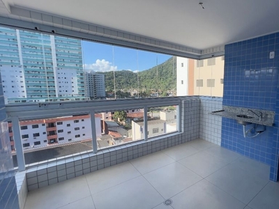 Apartamento em Canto do Forte, Praia Grande/SP de 64m² 1 quartos para locação R$ 2.500,00/mes